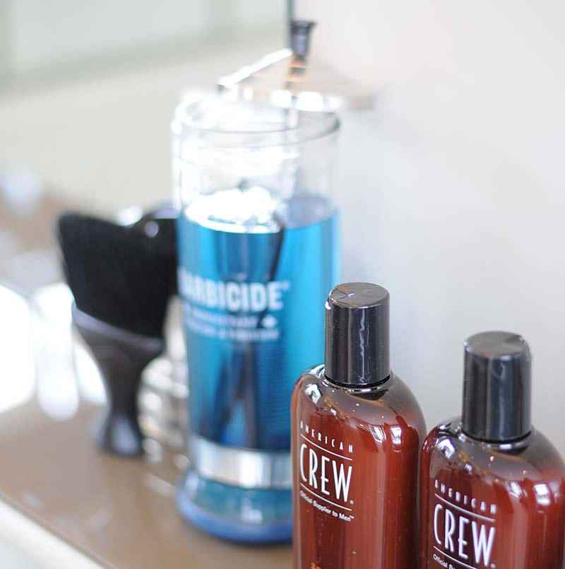 Quality haircare products at the Mensroom Holmfirth.